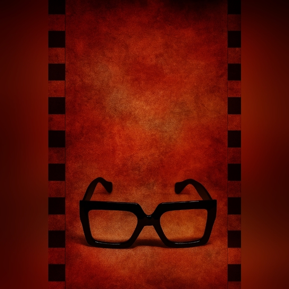 Accessories - Oversized Black Square Eyeglasses – Pre-Owned